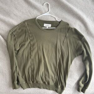 The Great olive green crew neck